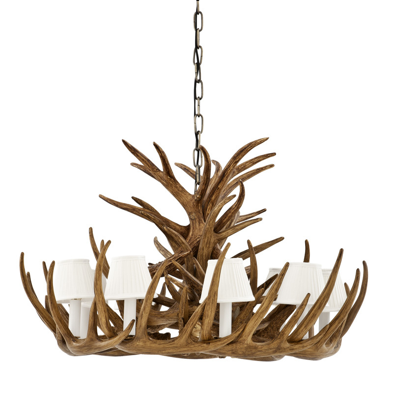 Люстра Horn Highlands от Eichholtz Орех орех 108865 EICHHOLTZ ДИЗАЙНЕРСКИЕ, EICHHOLTZ 061546 Орех  - Вид №1