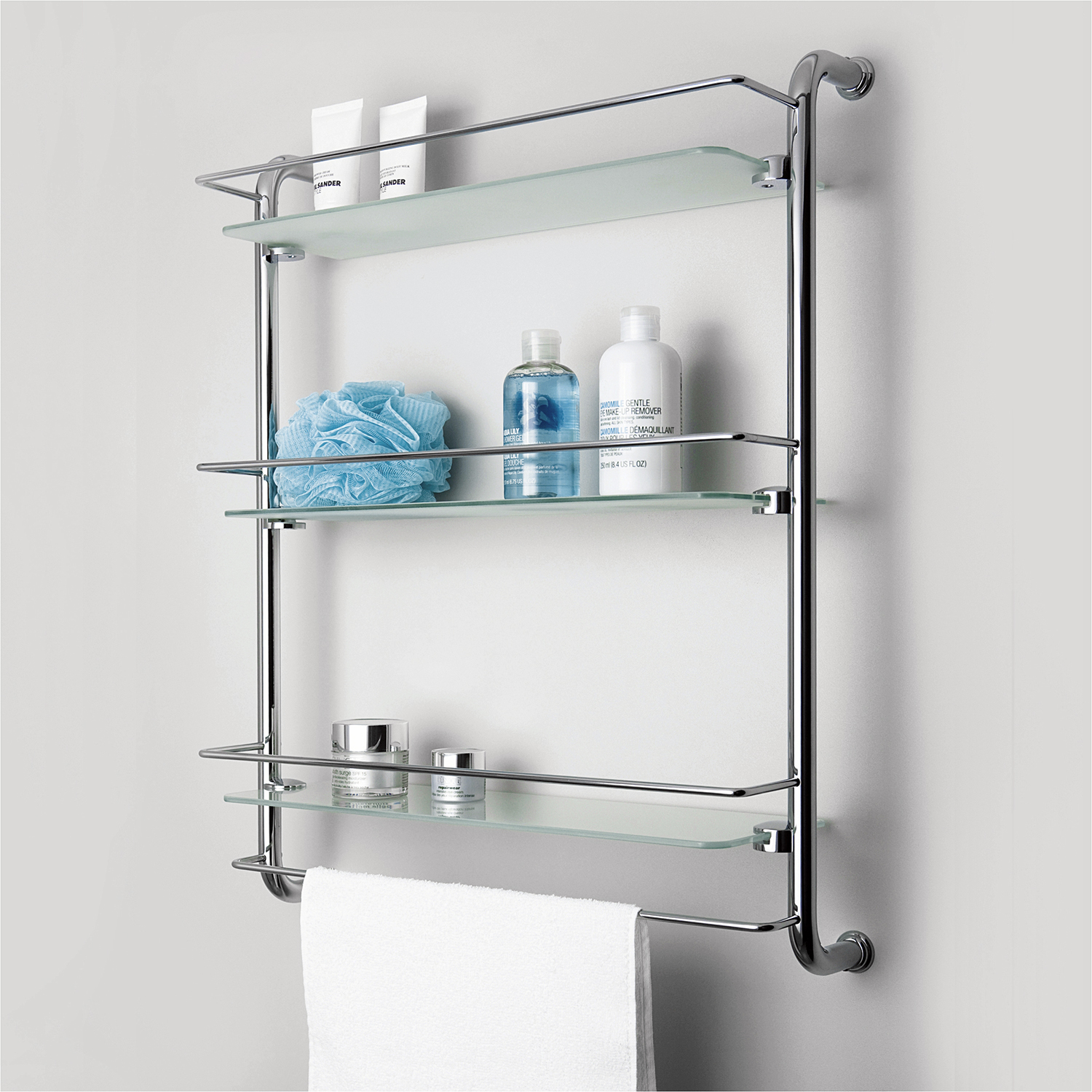 K-2033 Полка стеклянная тройная WasserKRAFT 