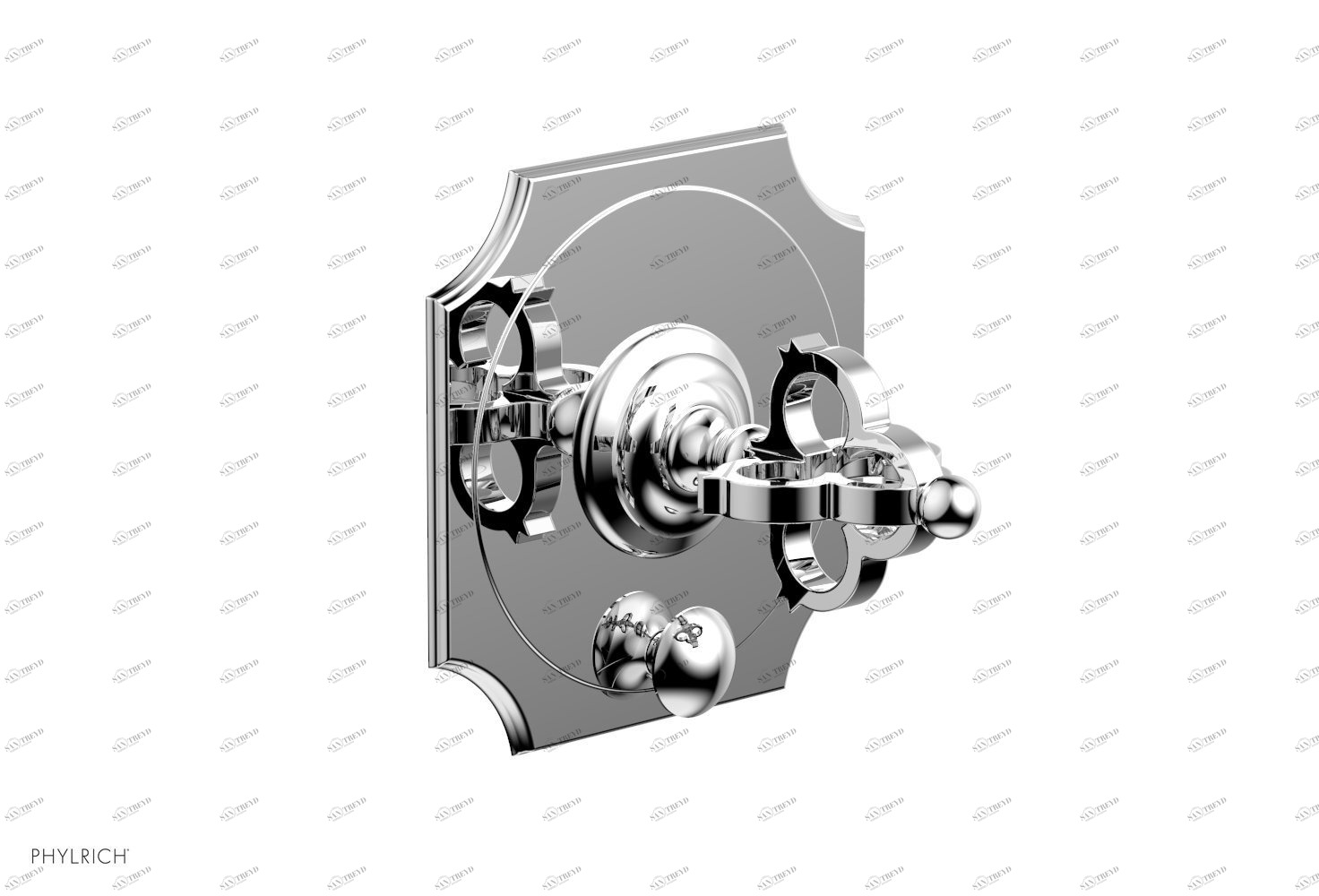 Душевая панель COURONNE Phylrich  4-473-026 Хромированный 