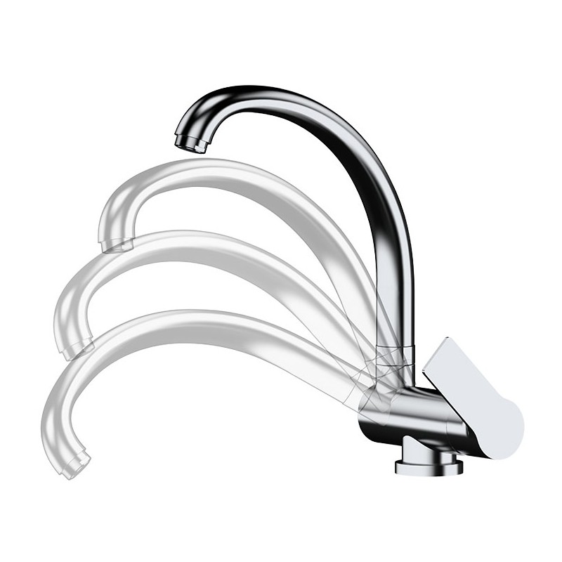 RX614R Смеситель для мойки DANIEL RUBINETTERIE Reflex