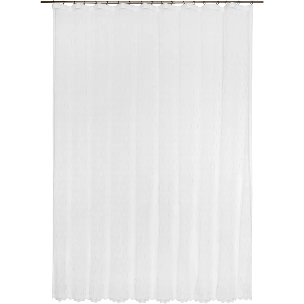 Тюль на ленте «Полосы», 250x260 см, полоски, цвет белый AMORE MIO STLM-2000781