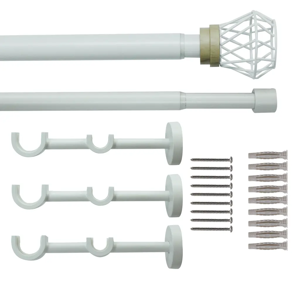 INSPIRE Двухрядный карниз Tulis для портьер и тюля 200-360 см 84407342 STLM-0049496 - Вид №1