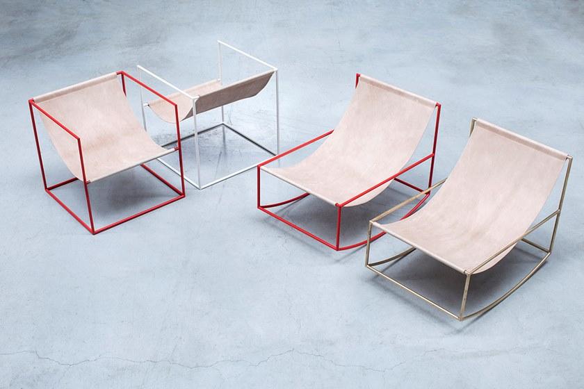 valerie_objects Кресло-качалка из латуни с подлокотниками  V9018019  - Вид №22