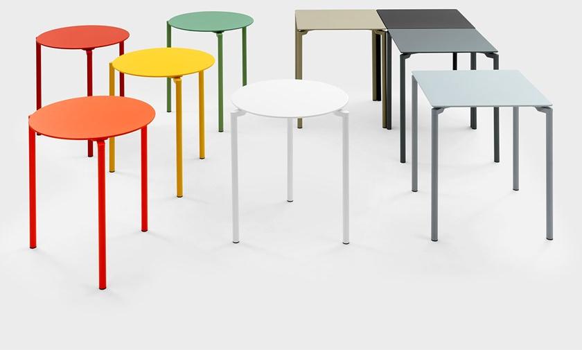 Viganò Круглый штабелируемый металлический стол Felix sun-id-1374974 - Вид №1