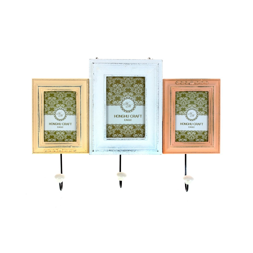 401537 Коллаж для 3 фото с крючками №02 РЕМЕКО 