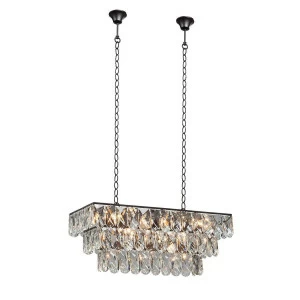 Подвесная люстра Vitaluce V5265-1/23 VITALUCE ДИЗАЙНЕРСКИЕ 328917 Черный;прозрачный