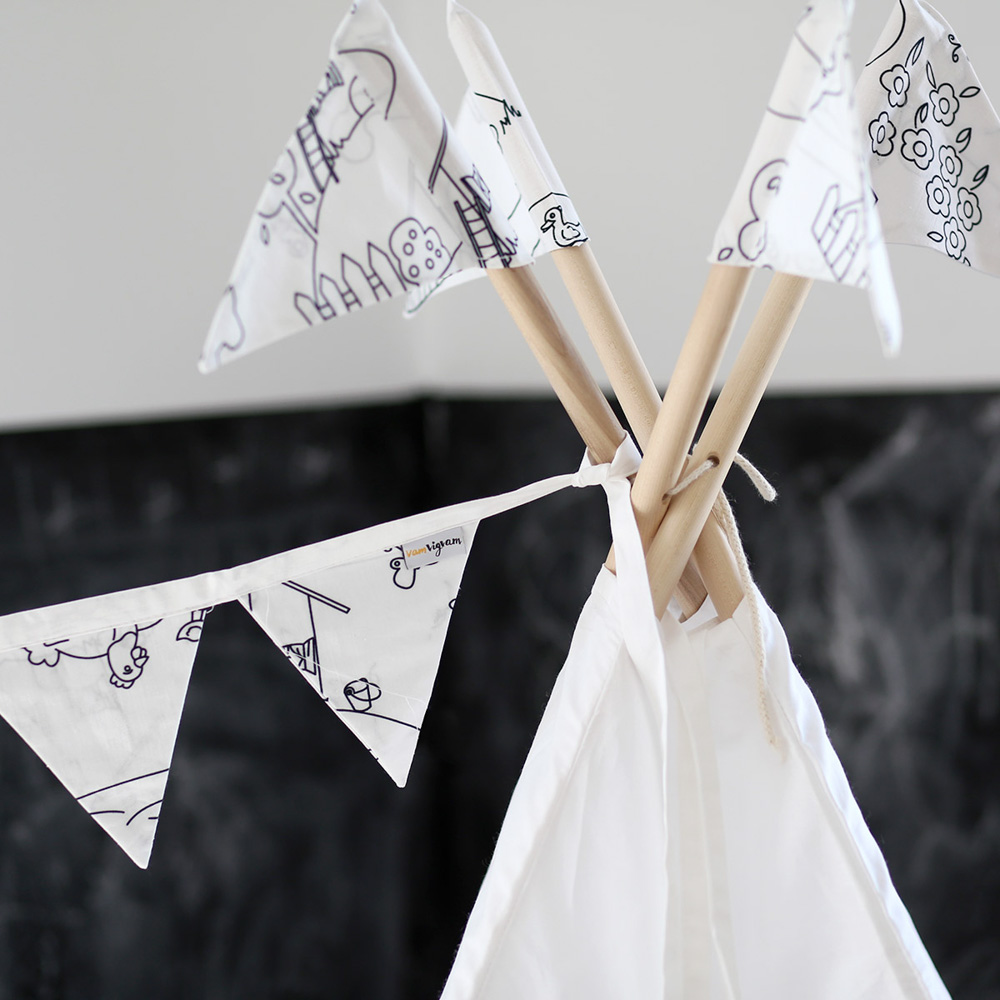 Гирлянда из флажков Painter VAMVIGVAM PAINTER 282220 Белый Santreyd - Вид №7