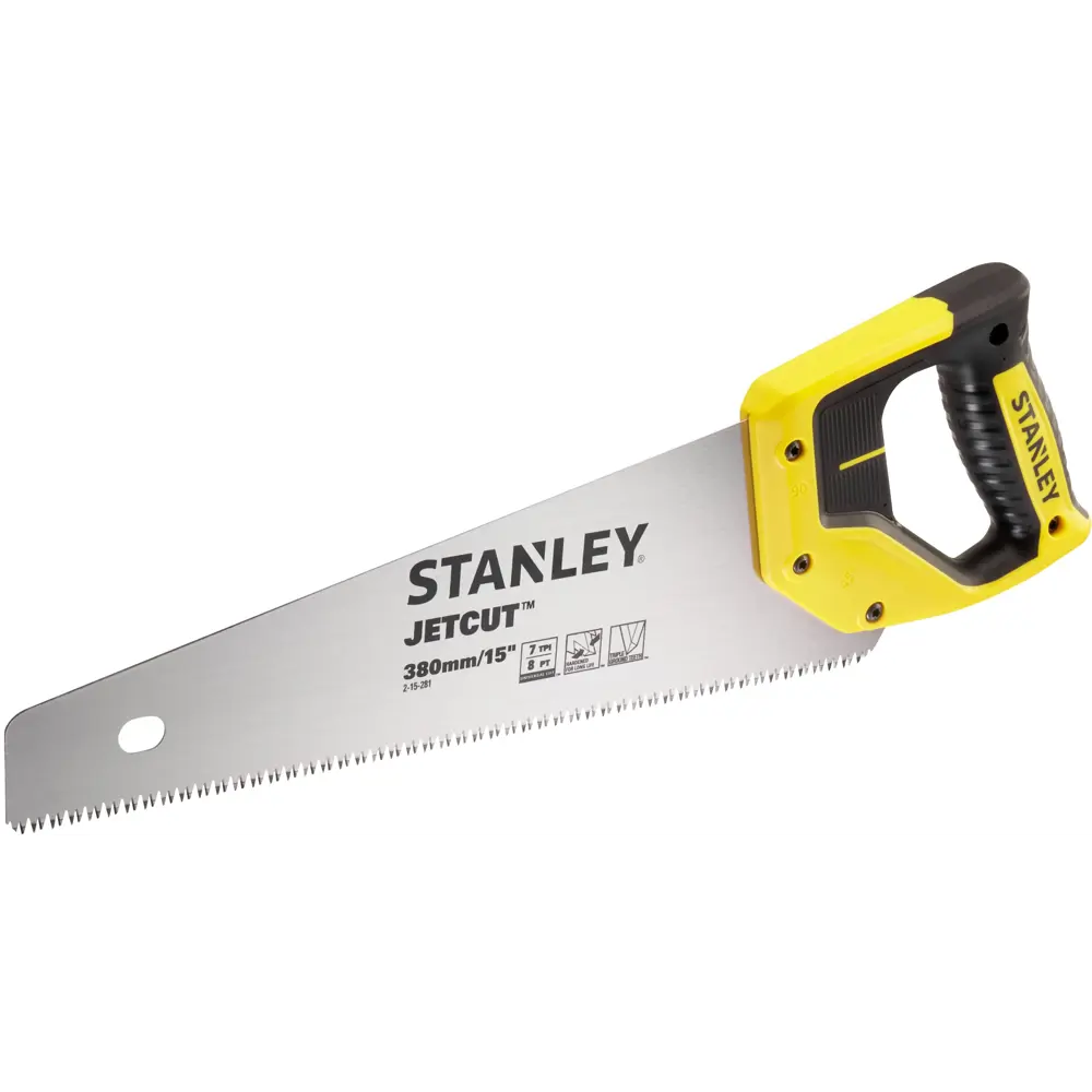 Ножовка по дереву Stanley средний зуб 380 мм STLM-2148551