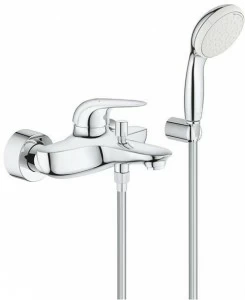 Смеситель для ванны GROHE Eurostyle New Solid с душевым набором, хром (2372930A)