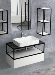 Мебель для ванной CEZARES CADRO 80 Bianco Ghiaccio