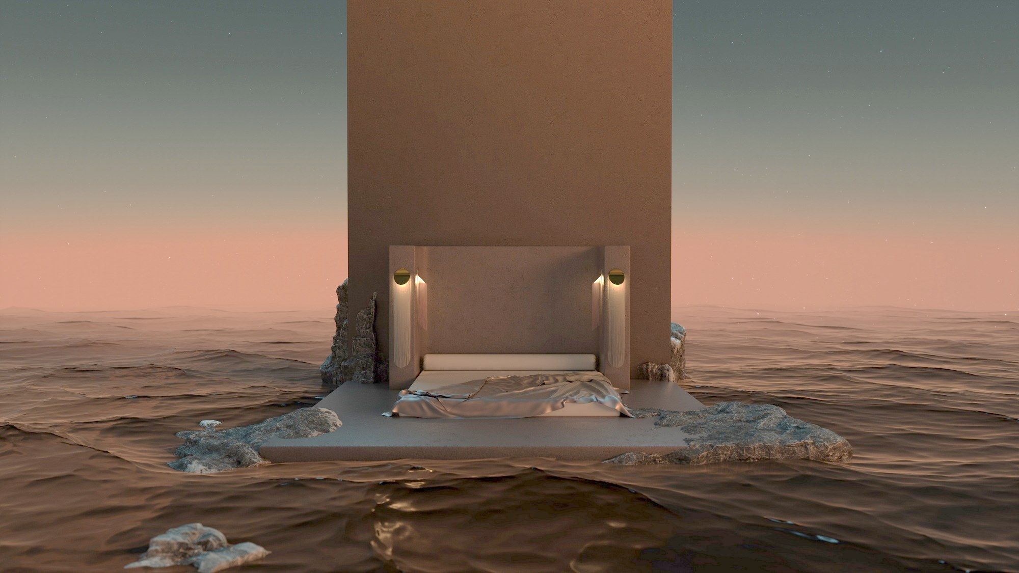 Район бахромой стальной светодиодный настенный светильник Darmes Cé ARCH-00059997 - Вид №10