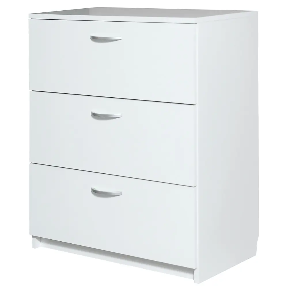 Комод 3 ящика 68.5x80x39.4 см ЛДСП цвет белый 82034310 STLM-2021275 Santreyd  - Вид №1