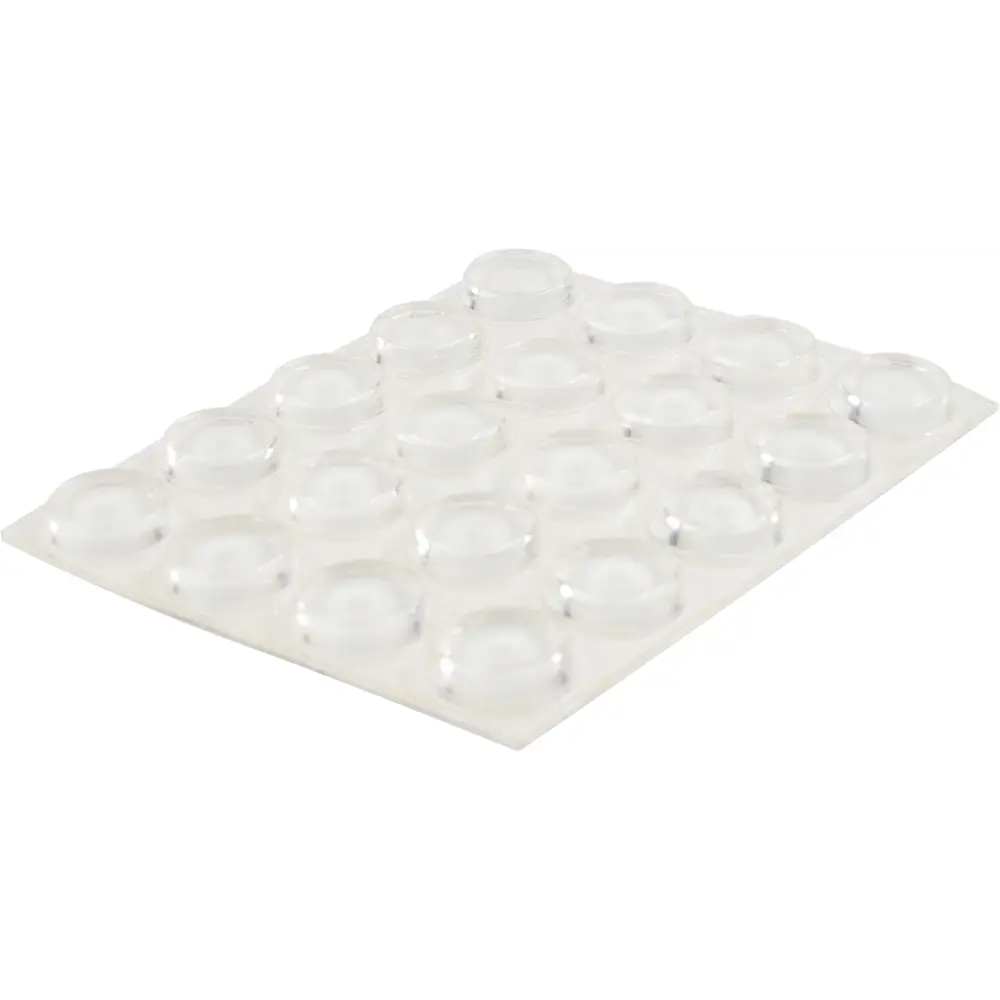 Накладки на мебельные ножки шестигранные фетр цвет коричневый DILWIS STLM-2198172