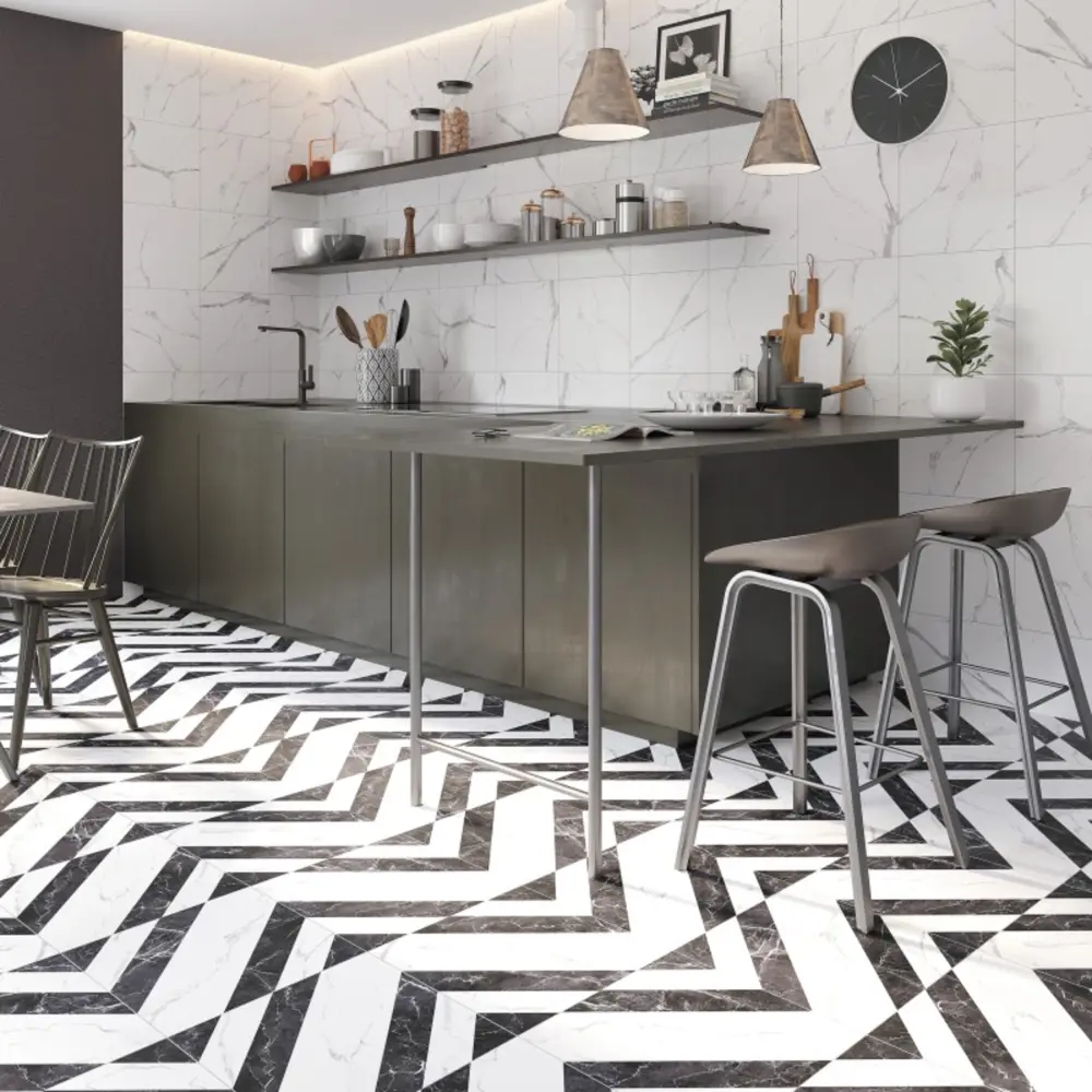 Глазурованный керамогранит Artens Dina 42x42 см 1.58 м² матовый цвет белый 86689594 STLM-2146414 - Вид №7