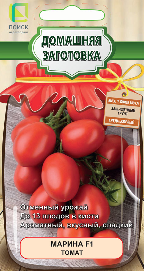 Семена томатов ПОИСК Марина F1 - кистевой гибрид для теплиц 83577676 STLM-0042025