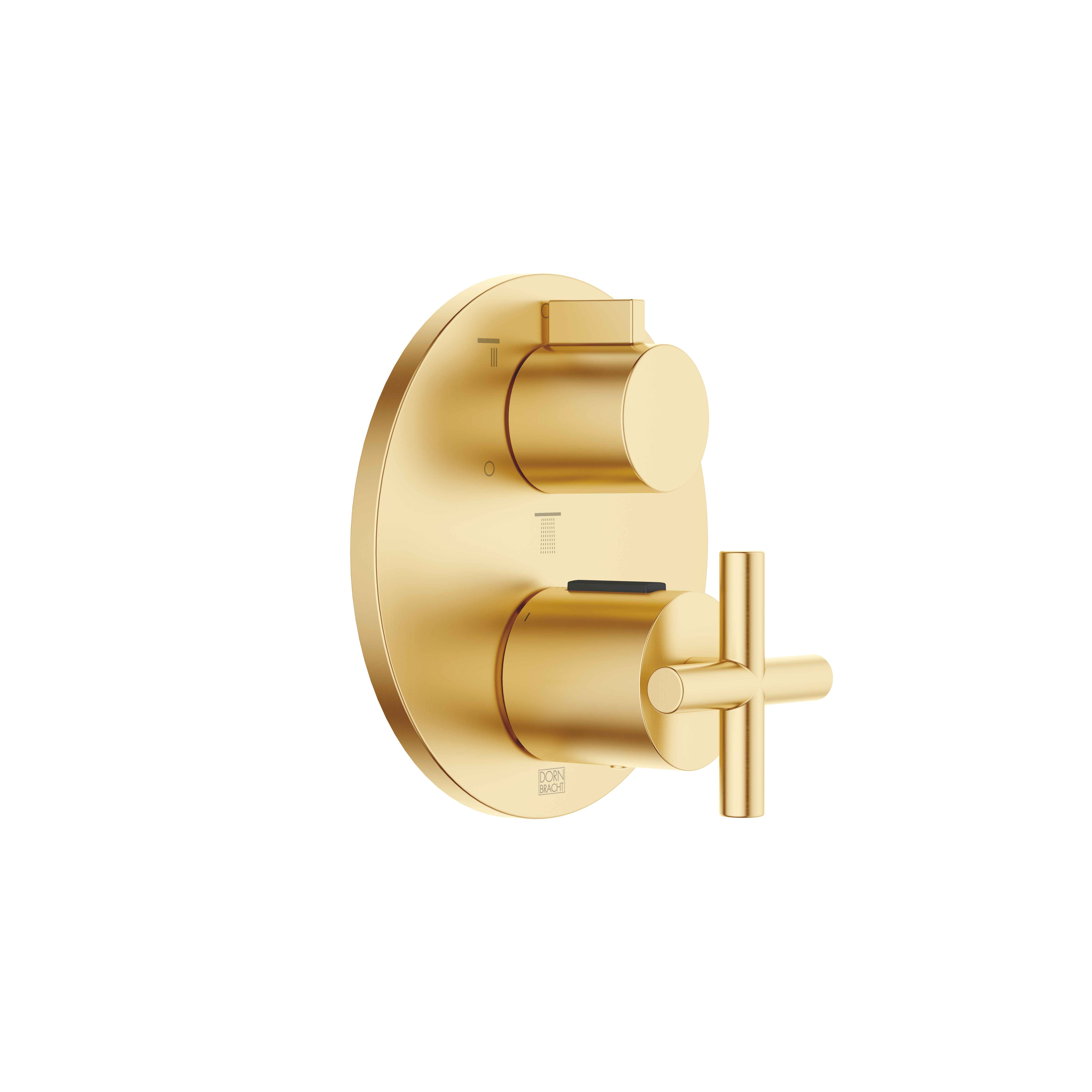 TARA Скрытый термостат с трехфункциональным регулятором громкости – матовая дюрабрасс (23-каратное золото) DornBracht 36427892-28
