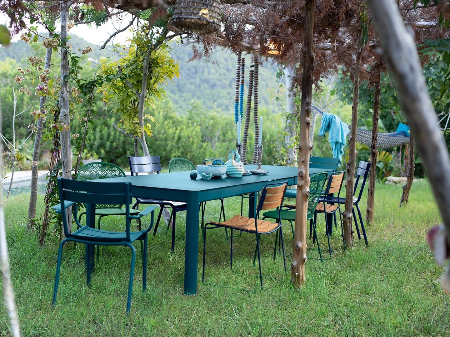 Алюминиевый штабелируемый садовый стул Fermob Luxembourg ARCH-00066537 - Вид №9