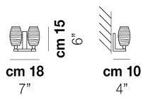 Vetreria Vistosi Настенный светильник из стекла Damasco sun-id-1413634 - Вид №3
