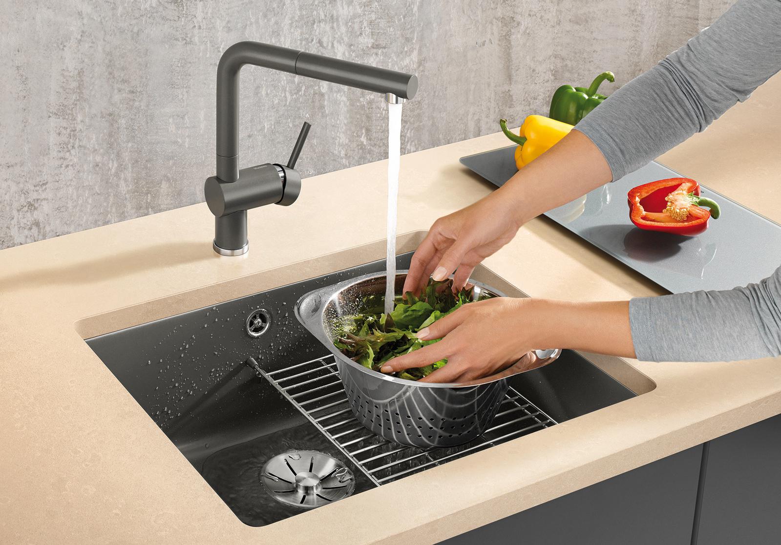 523733 Кухонная мойка Blanco Subline 500-U Ceramic белый  Blanco Subline Белый - Вид №2