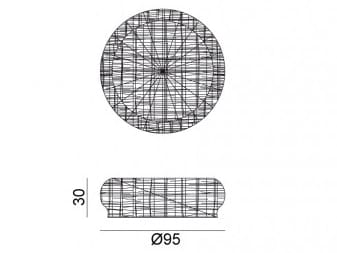 Низкий круглый журнальный столик из медуллина Gervasoni Bell + Bubble + Coral ARCH-00055100 - Вид №7