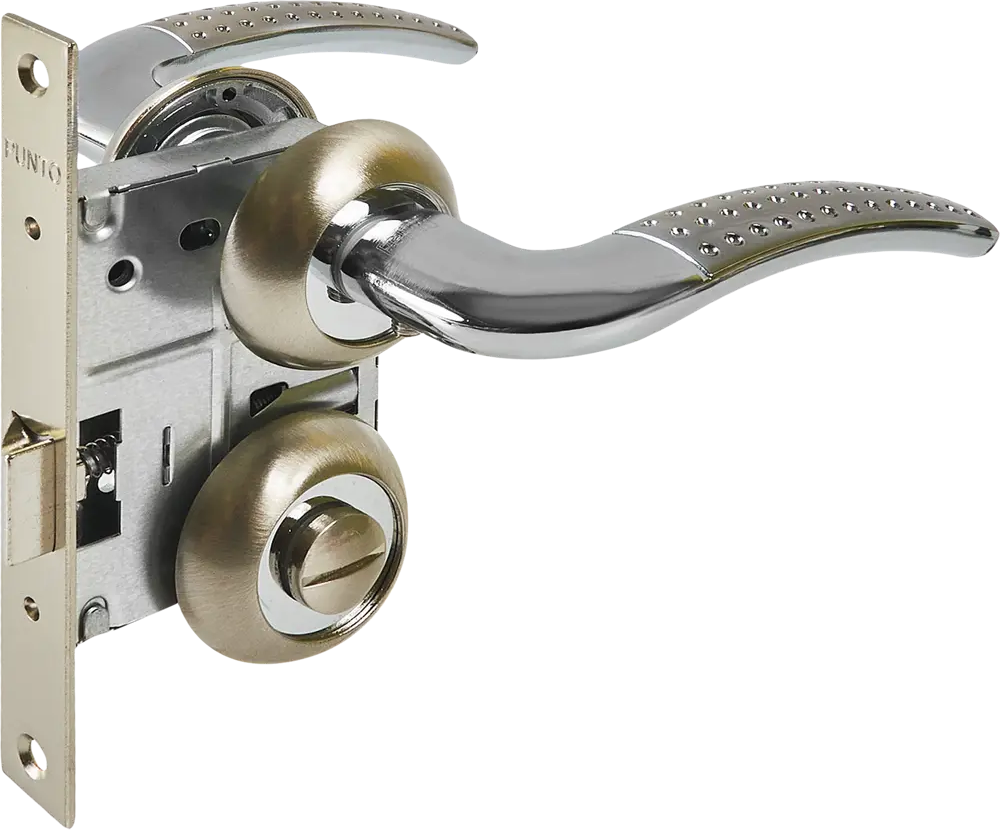 Дверные ручки PUNTO Logica с запорным механизмом для межкомнатных дверей 85202297
