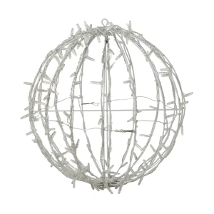 Светящаяся электрическая фигура Шар 30 см 120 LED пластик теплый белый свет 86303138 STLM-2149582