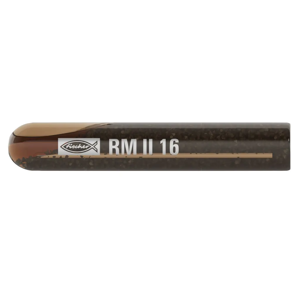 Капсула химическая Fischer RM II 16 для полнотелых материалов, 16x125 мм, 10 шт. 82159766 STLM-2055420 