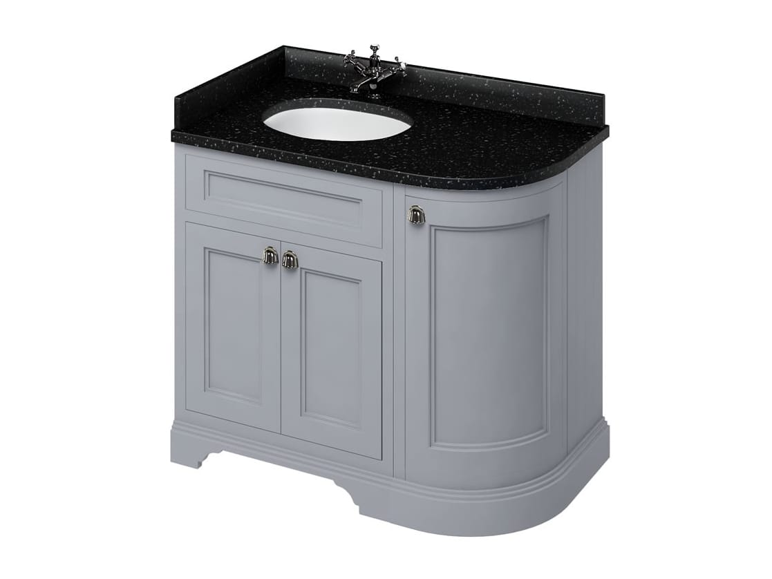 Деревянный угловой умывальник с дверцами Burlington MINERVA ARCH-00071219 - Вид №29