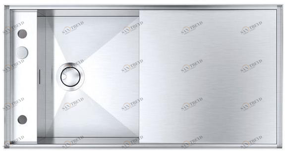 Встроенная раковина под столешницу овальная Barazza Mizu kasai sun-id-1345999