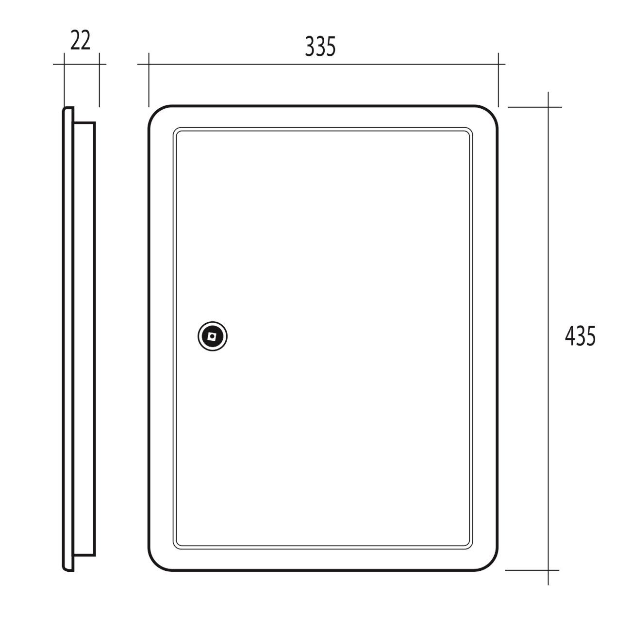 Инспекционная дверца для отверстия 320×420 мм First Corporation вентиляция ARCH-00052113 - Вид №6