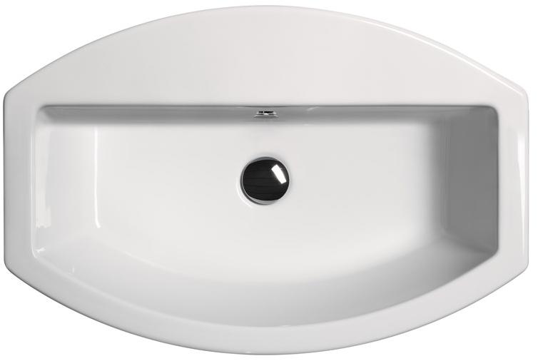 75561pf11 Напольная раковина стоящая овальная GSI ceramica Norm - Вид №1