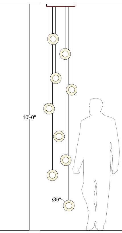Karice Lighting Светодиодный подвесной светильник из латуни Da vinci sun-id-1467510 - Вид №15