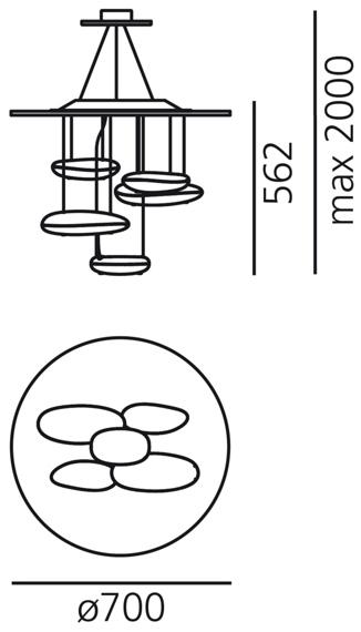 Artemide Подвесной светильник из нержавеющей стали с отраженным светом Mercury mini 1477110a - Вид №1