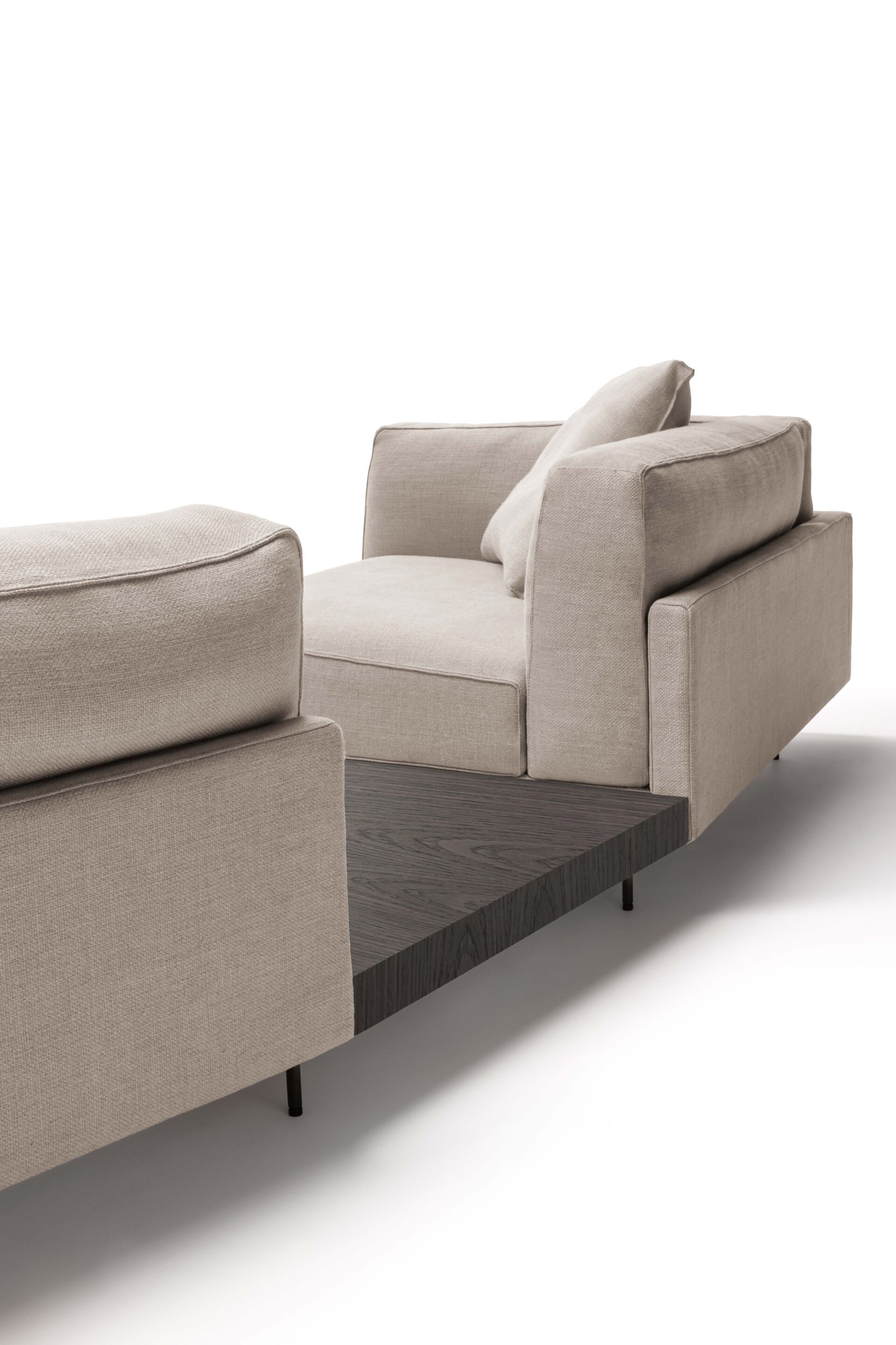 Низкий деревянный журнальный столик Living Divani Echoo ARCH-00003573 - Вид №1