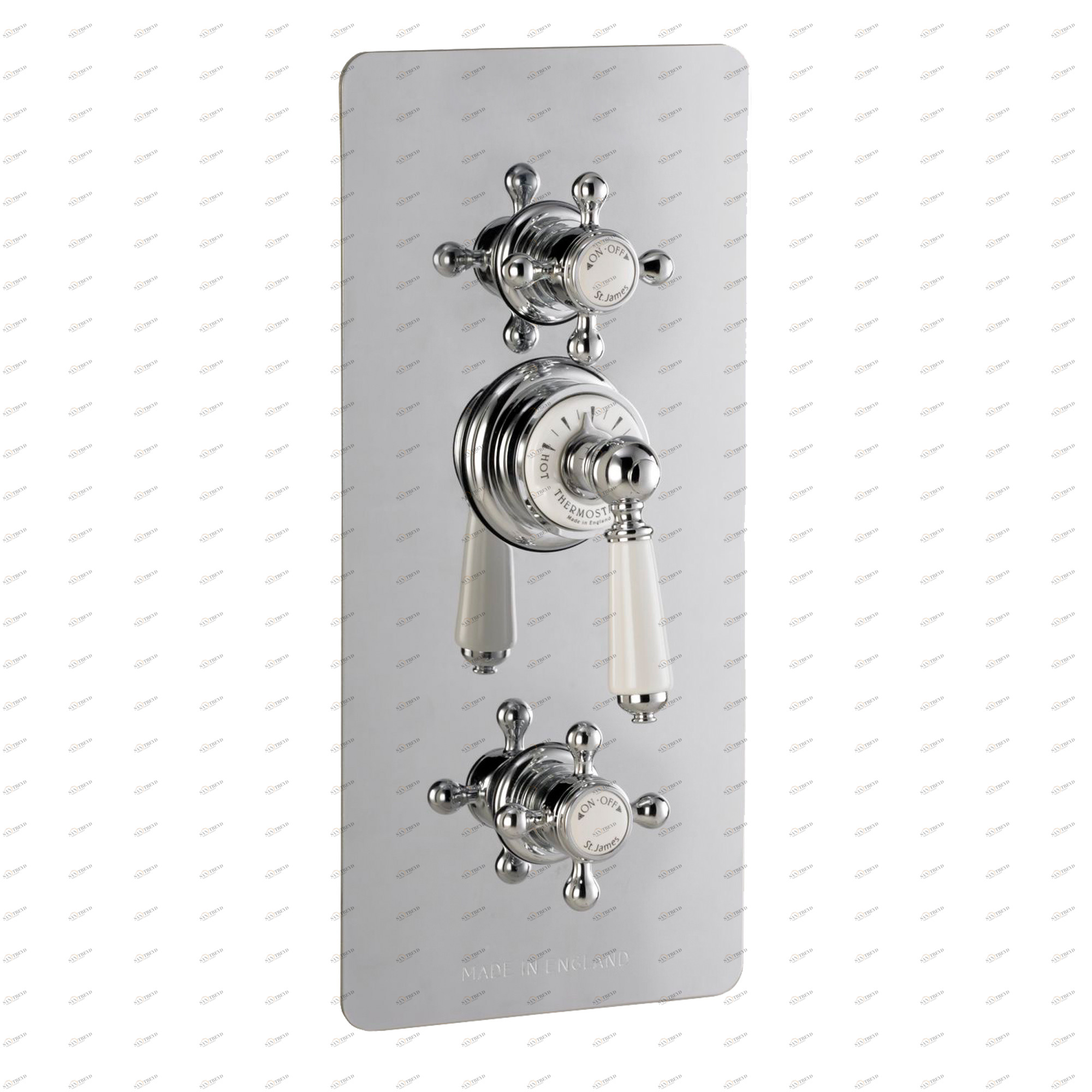 Traditional bathrooms Термостатический смеситель для душа с накладкой Tb772.614.nk 