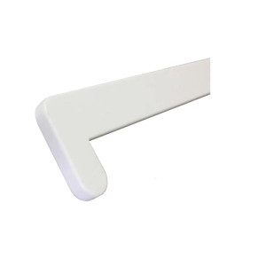 Заглушка торцевая для накладки двусторонняя Белая STSR-1952