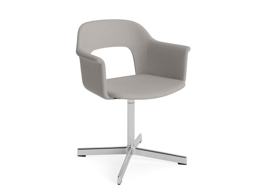 Вращающийся мягкий стул с подлокотниками Hay макет ARCH-00039533 - Вид №56