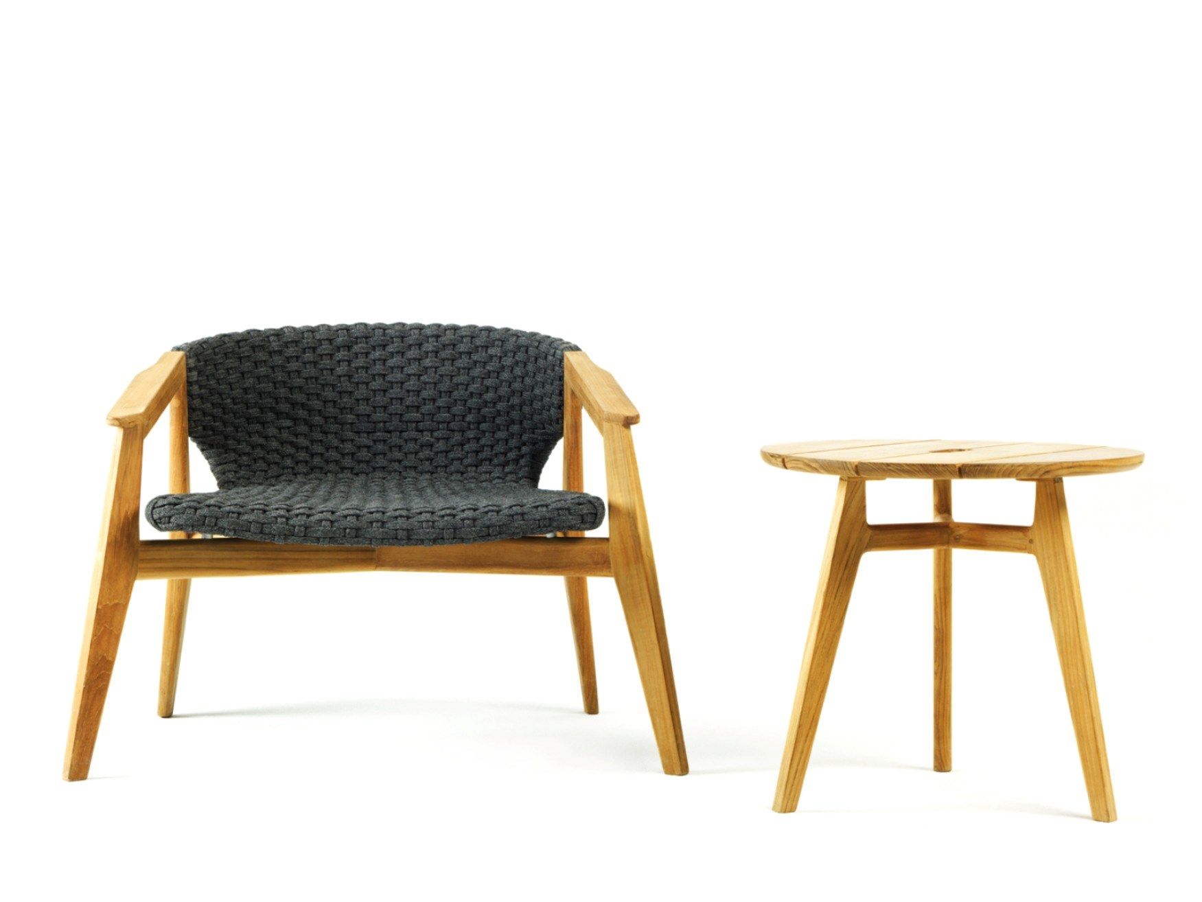 Круглый стол из тикового дерева Ethimo Knit ARCH-00022966 - Вид №14