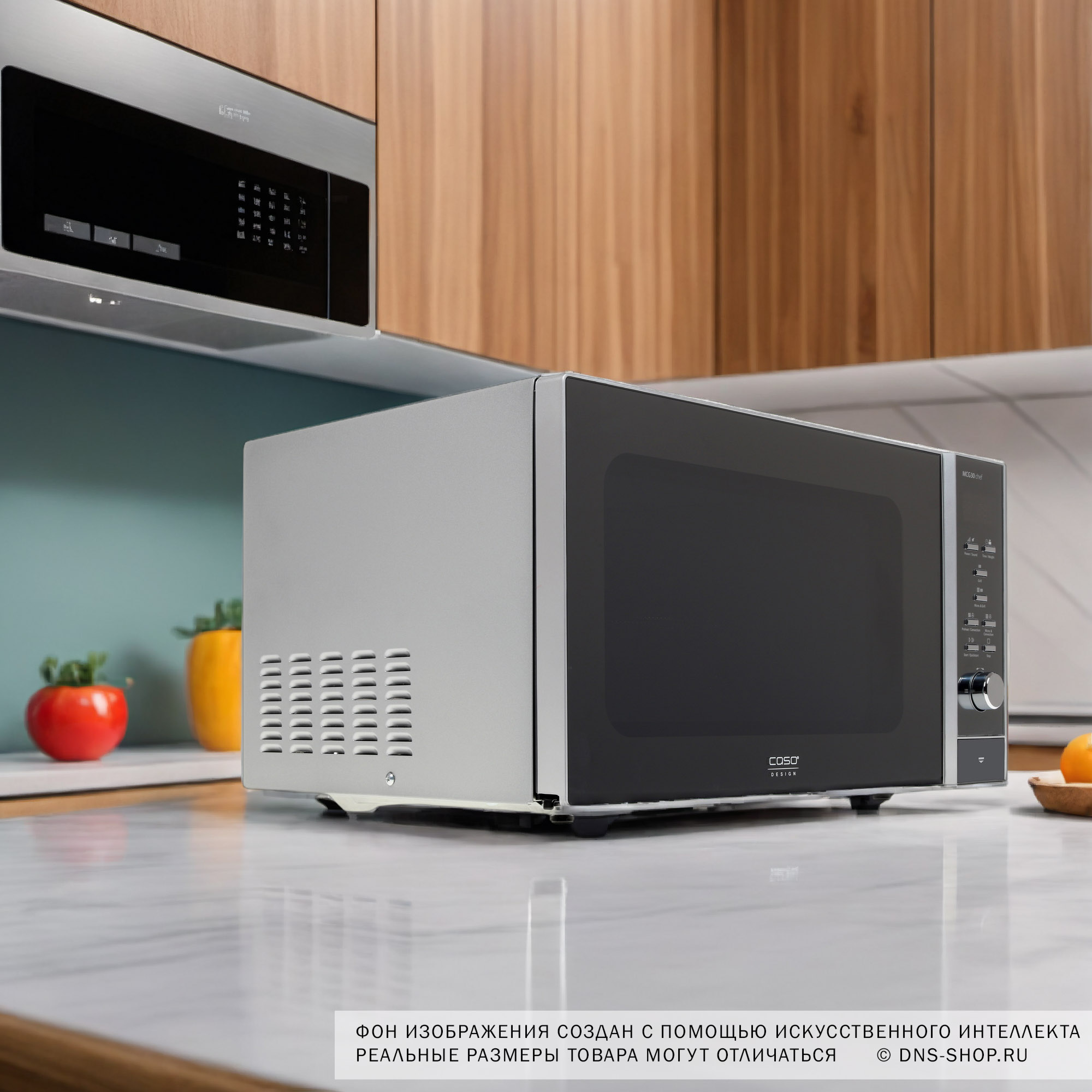 1117024 Микроволновая печь CASO MCG 30 Chef зеркальный, серебристый STDN-0130998 - Вид №10