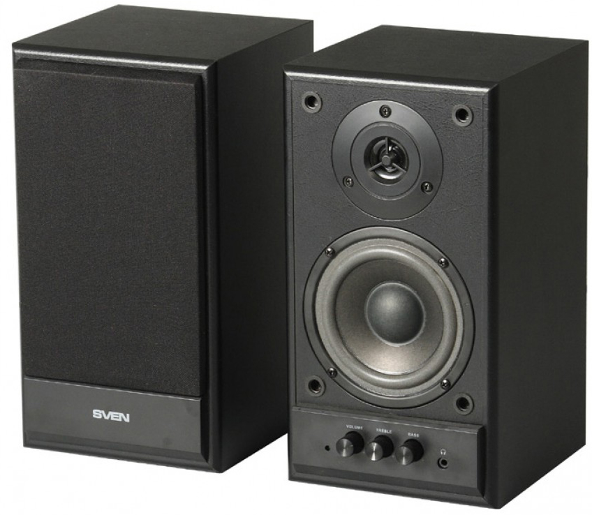 SV-0120702BL Колонки деревянные ас sps-702 (40 вт), чёрный Sven Santreyd 