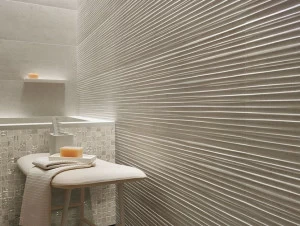 FAP ceramiche Белая керамическая трехмерная поверхностная плитка для интерьеров Meltin