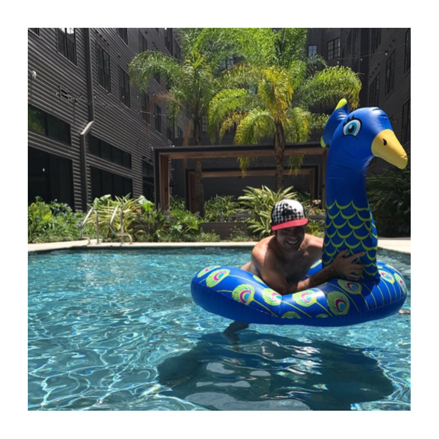 BMPF-PC Круг надувной peacock BigMouth  - Вид №7