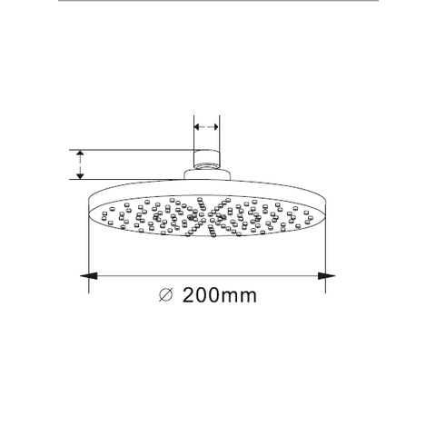 Orange S09TS Верхний душ хром sun-id-1517245 - Вид №3