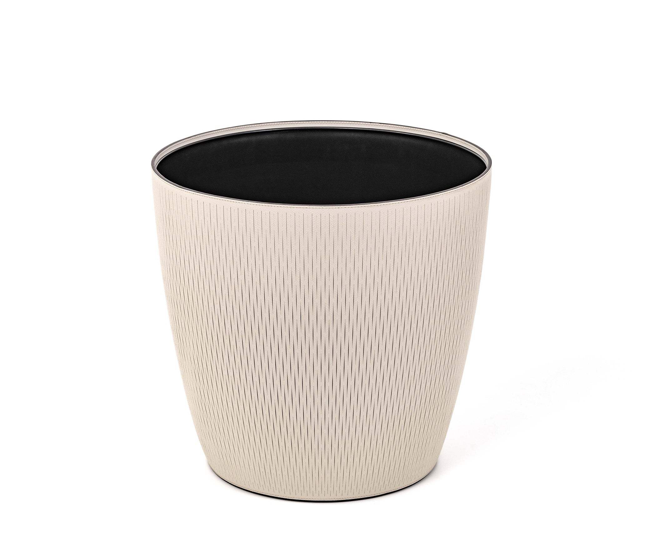 Цветочный горшок Silvy - Ø 36XH34,5 см / регенерированная зернистая кожа_coffee Pinetti 00.2064.083.015 - Вид №2