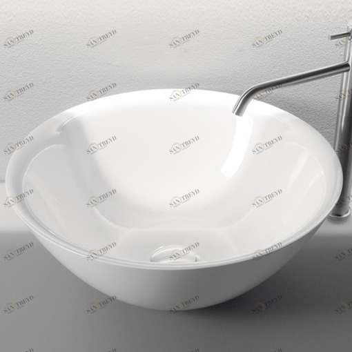 SERVOTONDO Накладная раковина на столешницу  овальная Antoniolupi 