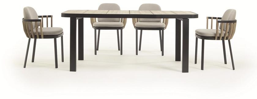 Ethimo Садовый стул из тика с подлокотниками Swing Swpd05 - Вид №10