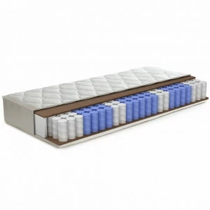 Матрас с независимым пружинным блоком 160x200 "Евро 1 Light" BELABEDDING  131033 Белый