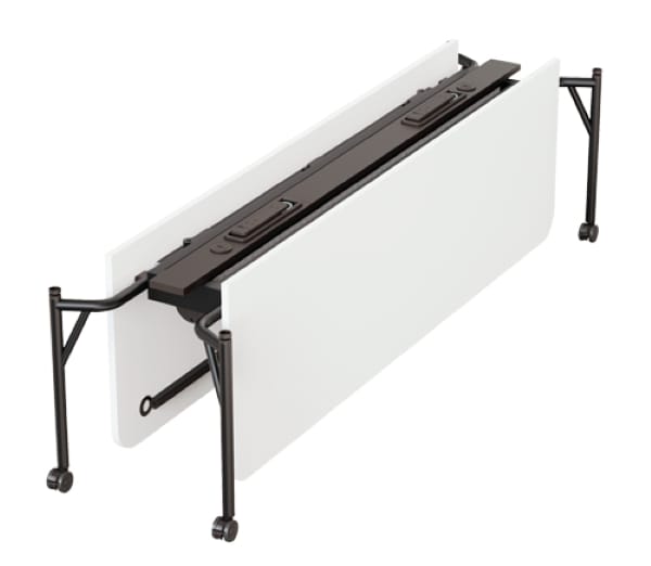 Складной ламинированный стол с электрической розеткой на колесах Howe Folding Surfaces ARCH-00038739 - Вид №2