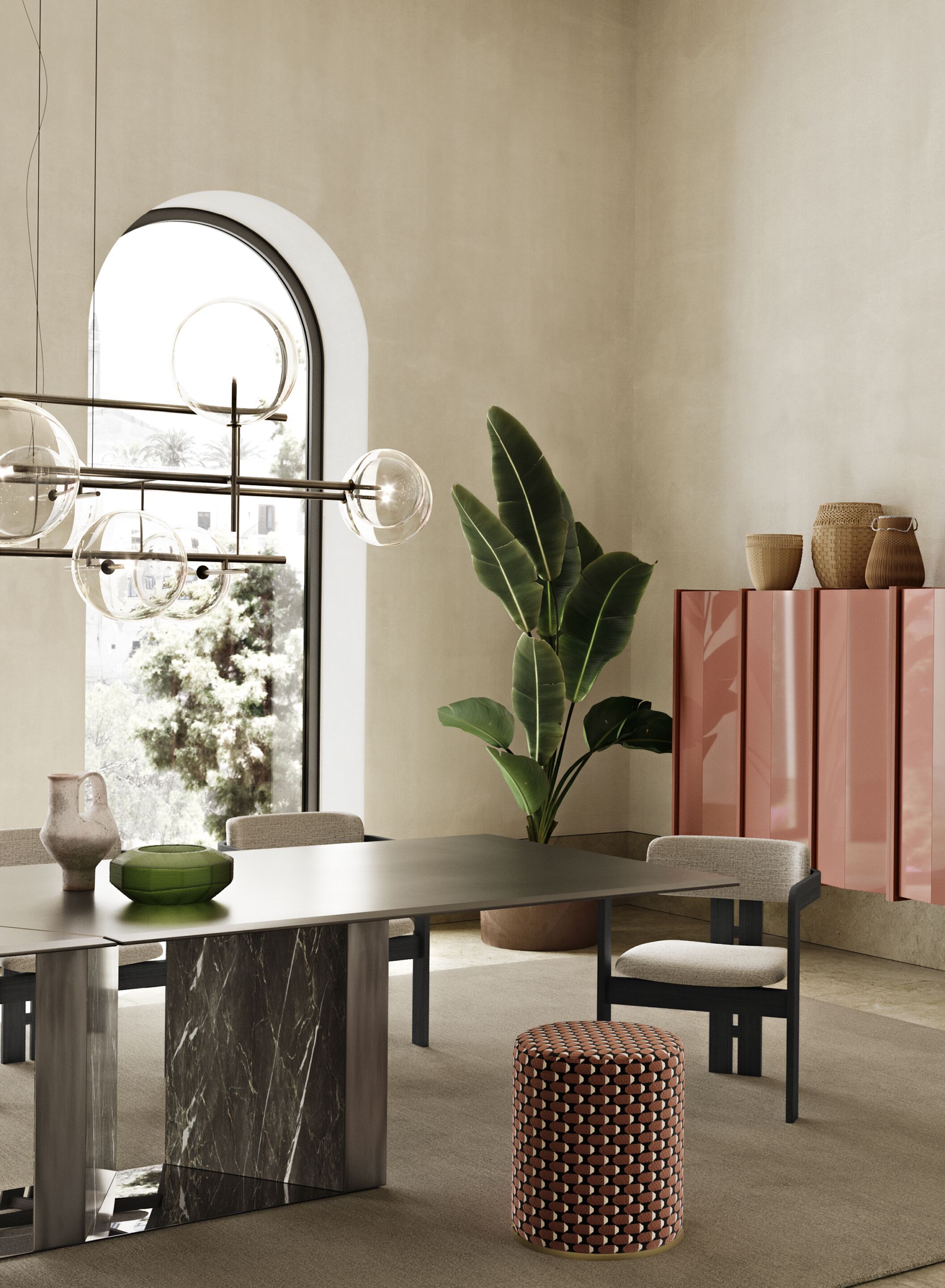 Бархатный пуф Gallotti&Radice LOU ARCH-00023187 - Вид №7