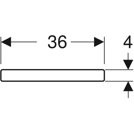 572180000 Сиденье для унитаза Geberit Renova Plan прямоугольное исполнение, крепление сверху Geberit  - Вид №3